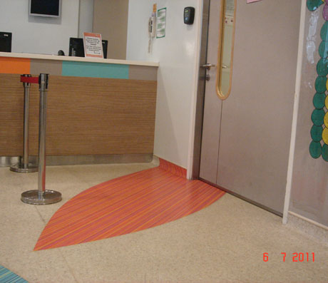 醫院地板工程案例-新加坡中心醫院